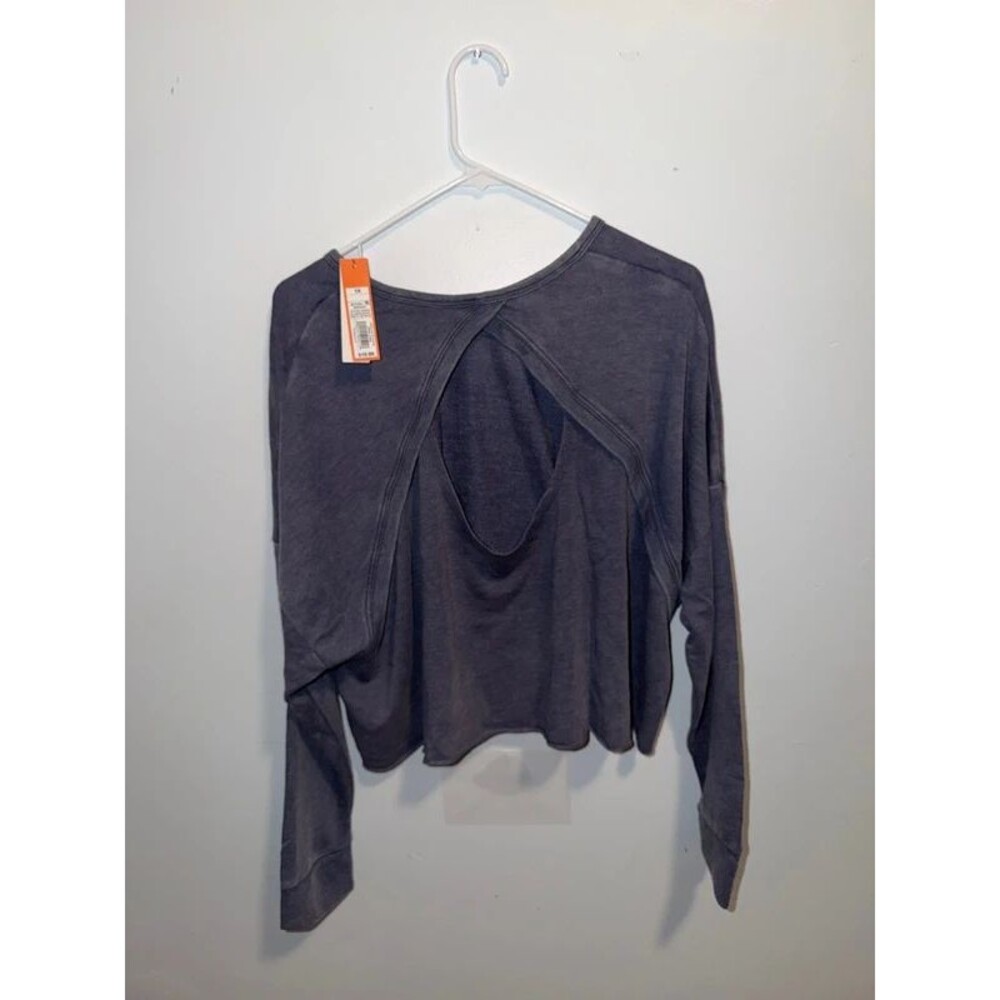 Colsie Open Back Sweatshirt - Picture 2 of 3